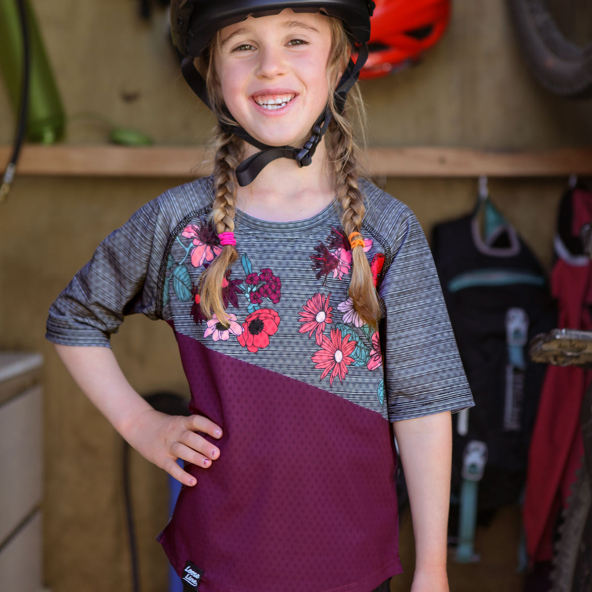 Children's Cycle Clothing Kid's MTB Shirt NZ Designed Cycle Apparel