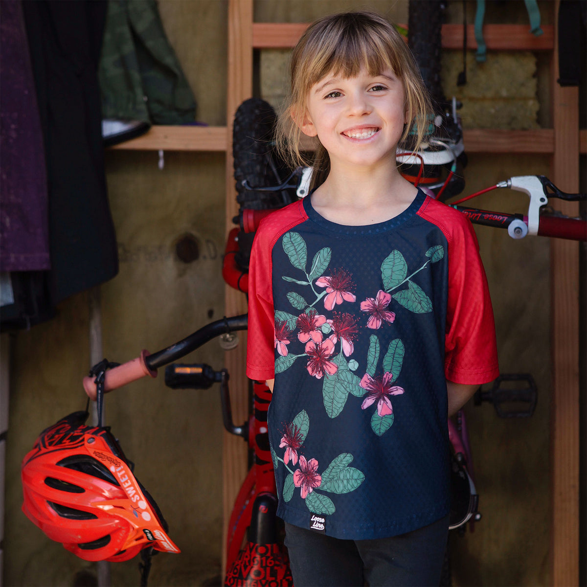 Children's Cycle Clothing Kid's MTB Shirt NZ Designed Cycle Apparel